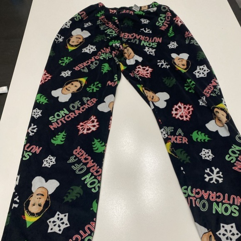Elf The Movie Character Will Ferrell Sleep Pants Boy's Size Small            795